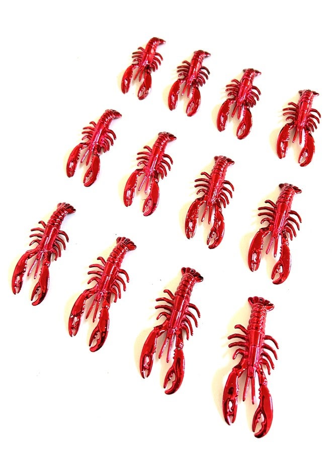 GZYSSL 24 Pcs Mini Crawfish Lobsters Boil Party Supplies Red Lobsters Crawfish Seafood Boil Party Decorations - Image 4